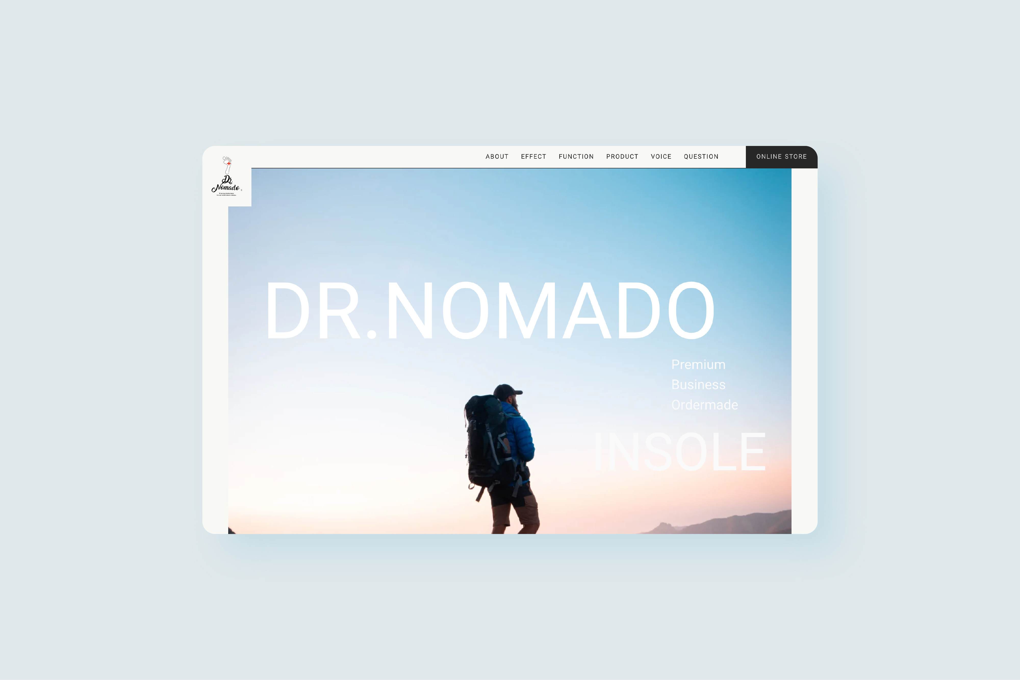 Drnomadoのwebデザインの画像